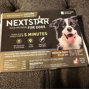 Next star NextStar Flea & Tick Spot Treatment for Medium Dogs, 23-44 lbs